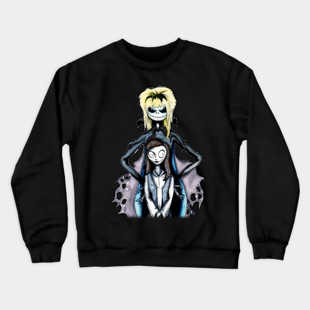 Dark Mashup Crewneck Sweatshirt by LVBart